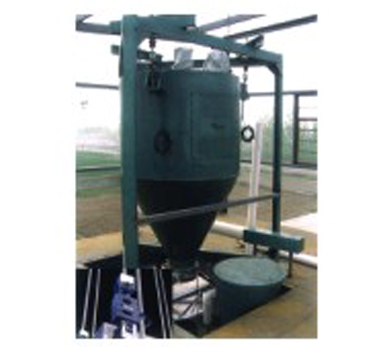 Batching tank weighing